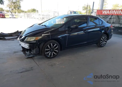 2015 Honda Civic Ex-L z USA, uszkodzony, nr VIN 19XFB2F91FE103692